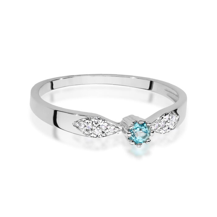 Inel Aur 14K W0613 Topaz 0.15ct - Imagine 10