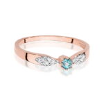 Inel Aur 14K W0613 Topaz 0.15ct - Imagine 6