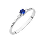 Inel Aur 14K W0614 Safir 0.15ct - Imagine 9