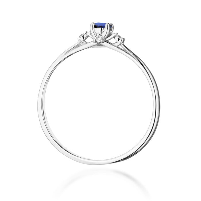 Inel Aur 14K W0614 Safir 0.15ct - Imagine 11