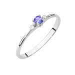 Inel Aur 14K W0614 Tanzanit 0.15ct - Imagine 9