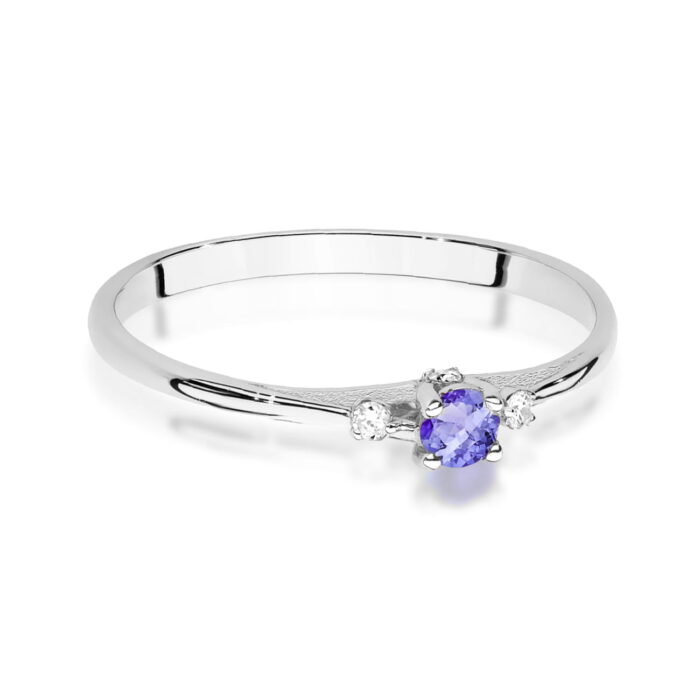 Inel Aur 14K W0614 Tanzanit 0.15ct - Imagine 10