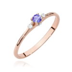 Inel Aur 14K W0614 Tanzanit 0.15ct - Imagine 5