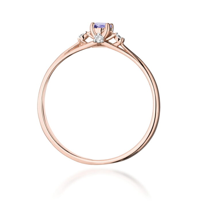 Inel Aur 14K W0614 Tanzanit 0.15ct - Imagine 7