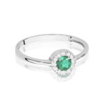 Inel Aur 14K W0616 Smarald 0.30ct - Imagine 10
