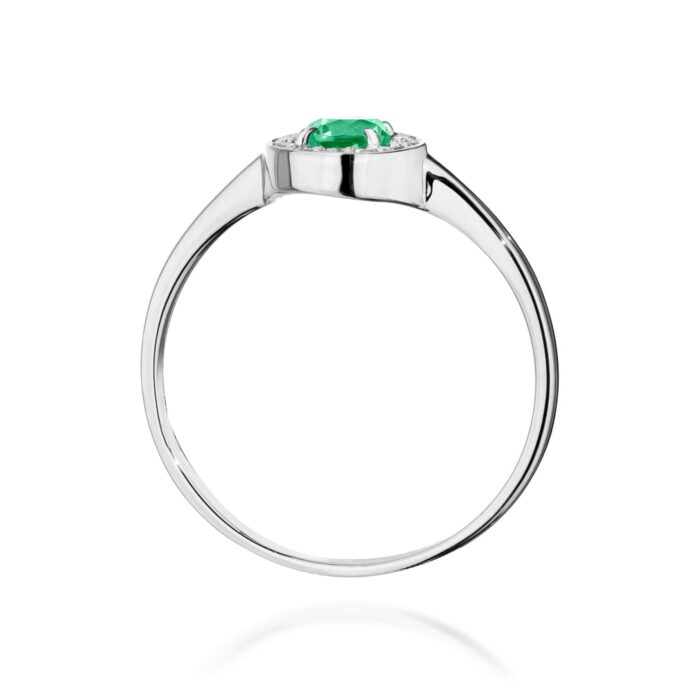 Inel Aur 14K W0616 Smarald 0.30ct - Imagine 11