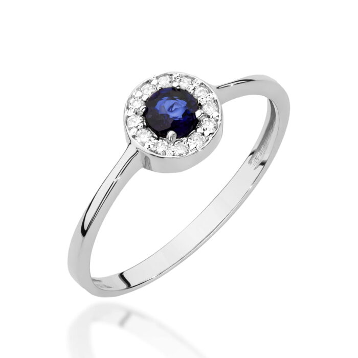 Inel Aur 14K W0616 Safir 0.30ct - Imagine 9