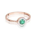 Inel Aur 14K W0616 Smarald 0.30ct - Imagine 6
