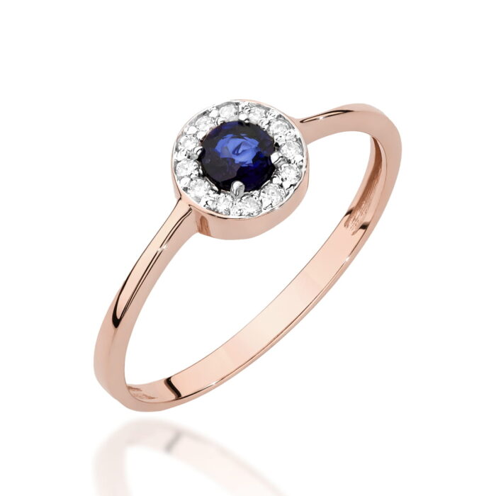 Inel Aur 14K W0616 Safir 0.30ct - Imagine 5