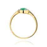 Inel Aur 14K W0616 Smarald 0.30ct - Imagine 3