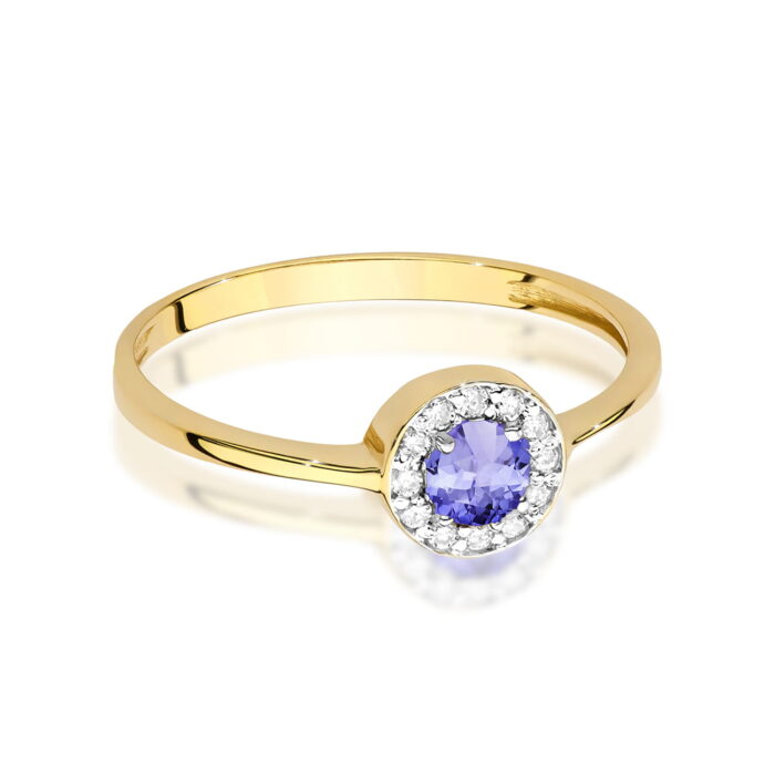 Inel Aur 14K W0616 Tanzanit 0.35ct - Imagine 2
