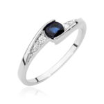 Inel Aur 14K W0618 Safir 0.30ct - Imagine 9