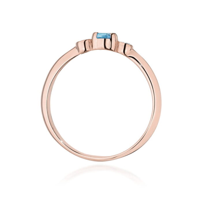 Inel Aur 14K W0620 Topaz 0.15ct - Imagine 7