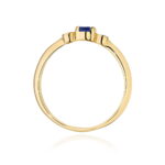 Inel Aur 14K W0620 Safir 0.15ct - Imagine 3