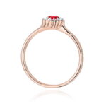 Inel Aur 14K W0622 Rubin 0.60ct - Imagine 7