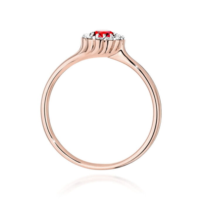 Inel Aur 14K W0622 Rubin 0.60ct - Imagine 7