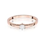 Inel Aur 14K W0630 Diamant 0.03ct - Imagine 6