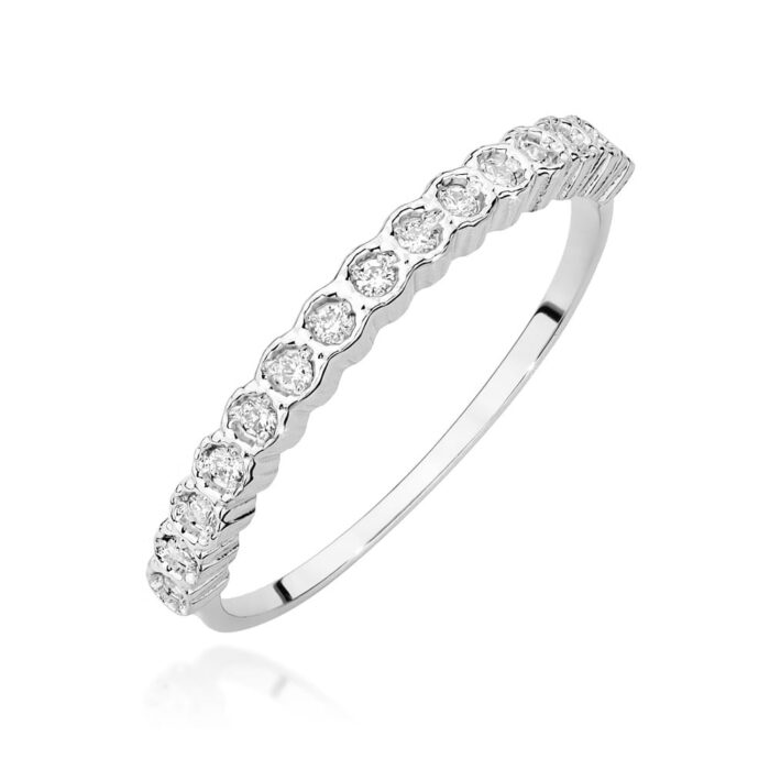 Inel Aur 14K W0634 Diamante 0.13ct - Imagine 9