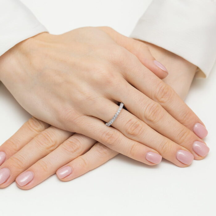 Inel Aur 14K W0634 Diamante 0.13ct - Imagine 12