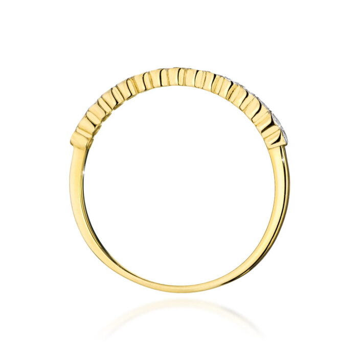 Inel Aur 14K W0635 Diamante 0.08ct - Imagine 3