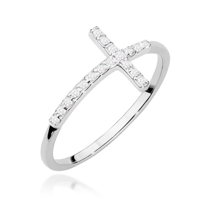 Inel Aur 14K W0636 Diamante 0.09ct - Imagine 9