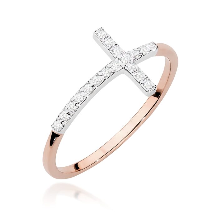 Inel Aur 14K W0636 Diamante 0.09ct - Imagine 5