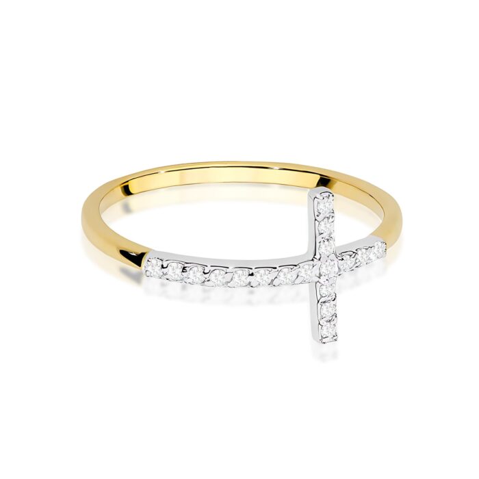 Inel Aur 14K W0636 Diamante 0.09ct - Imagine 2