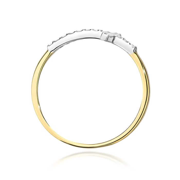 Inel Aur 14K W0636 Diamante 0.09ct - Imagine 3