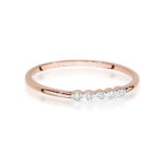 Inel Aur 14K W0638 Diamante 0.04ct - Imagine 6