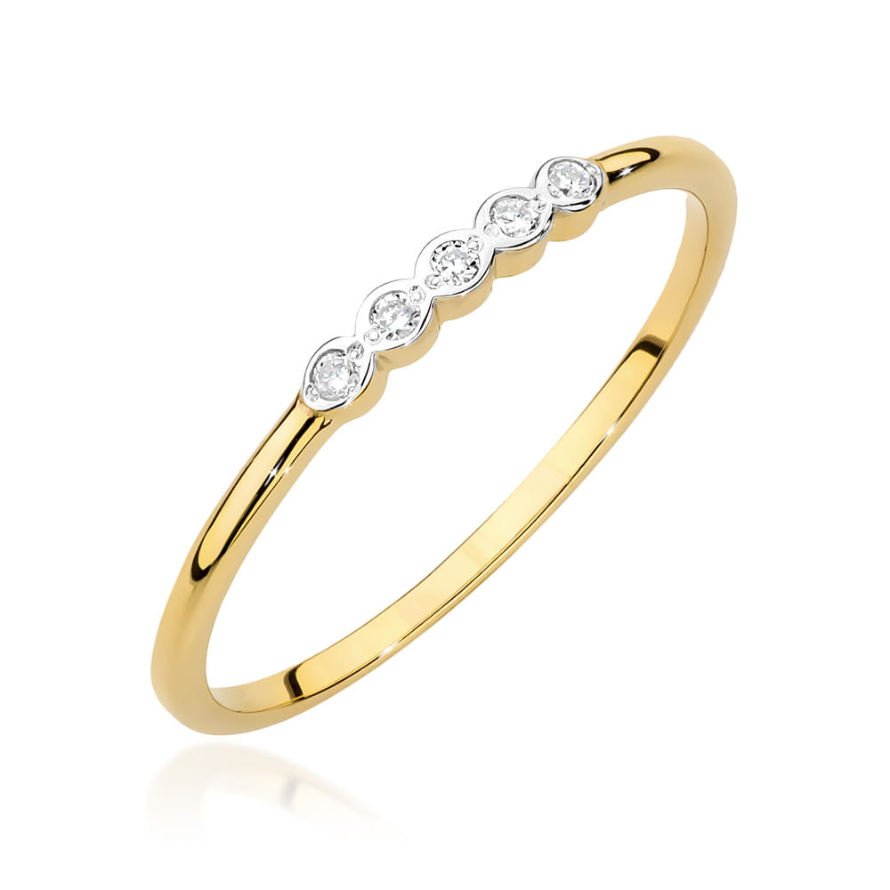 W0638.Z3.DIW_.01_1.jpg Inel Aur 14K W0638 Diamante 0.04ct - Imagine 1