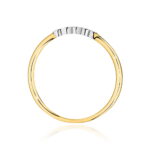Inel Aur 14K W0638 Diamante 0.04ct - Imagine 3