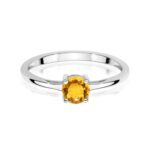 Inel Aur 14K W0656 Citrin 0.50ct - Imagine 10