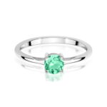 Inel Aur 14K W0656 Smarald 0.50ct - Imagine 10