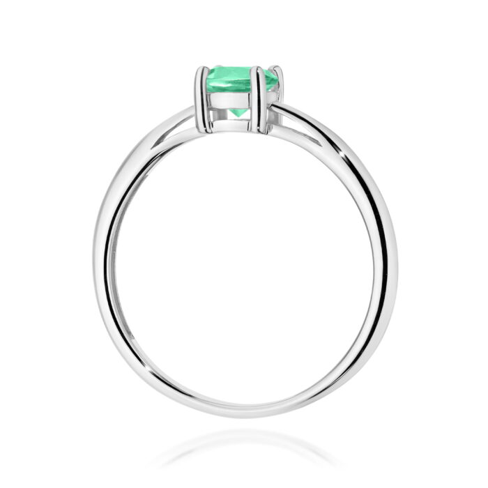 Inel Aur 14K W0656 Smarald 0.50ct - Imagine 11