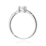Inel Aur 14K W0656 Safir Alb 0.60ct - Imagine 11