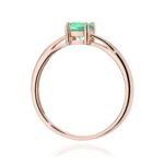 Inel Aur 14K W0656 Smarald 0.50ct - Imagine 7