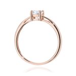 Inel Aur 14K W0656 Safir Alb 0.60ct - Imagine 7