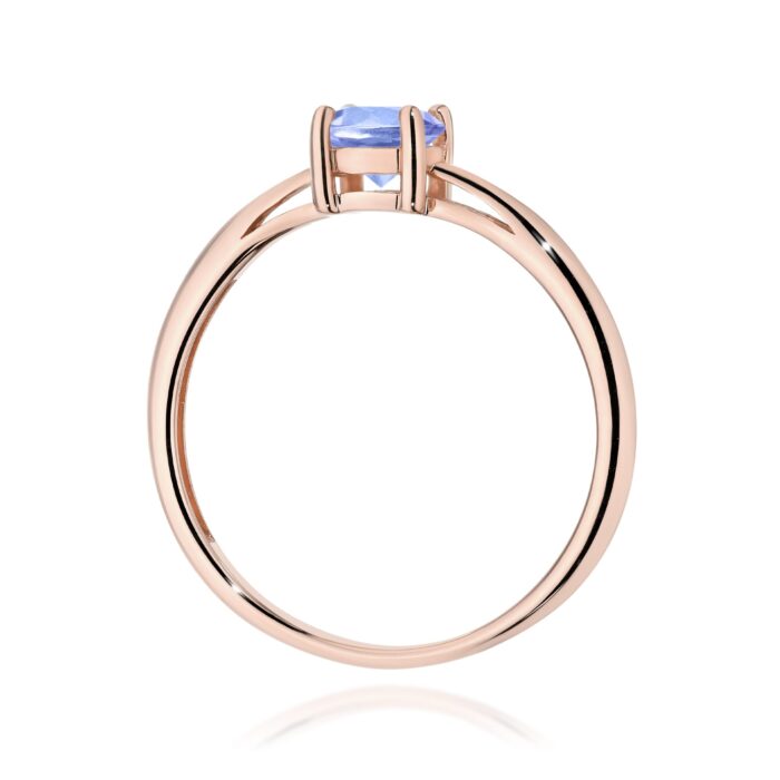 Inel Aur 14K W0656 Tanzanit 0.50ct - Imagine 7