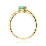 Inel Aur 14K W0656 Smarald 0.50ct - Imagine 3