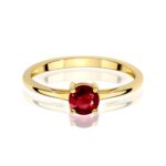 Inel Aur 14K W0656 Granat 0.60ct - Imagine 2