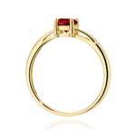 Inel Aur 14K W0656 Granat 0.60ct - Imagine 3