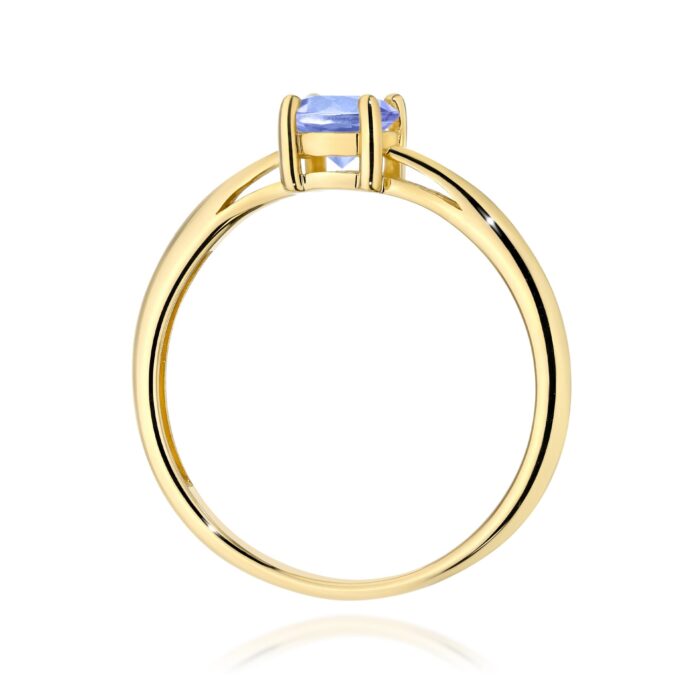 Inel Aur 14K W0656 Tanzanit 0.50ct - Imagine 3