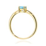 Inel Aur 14K W0656 Topaz 0.50ct - Imagine 3