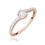 Inel Aur 14K W0658 Diamant 0.08ct - Imagine 5