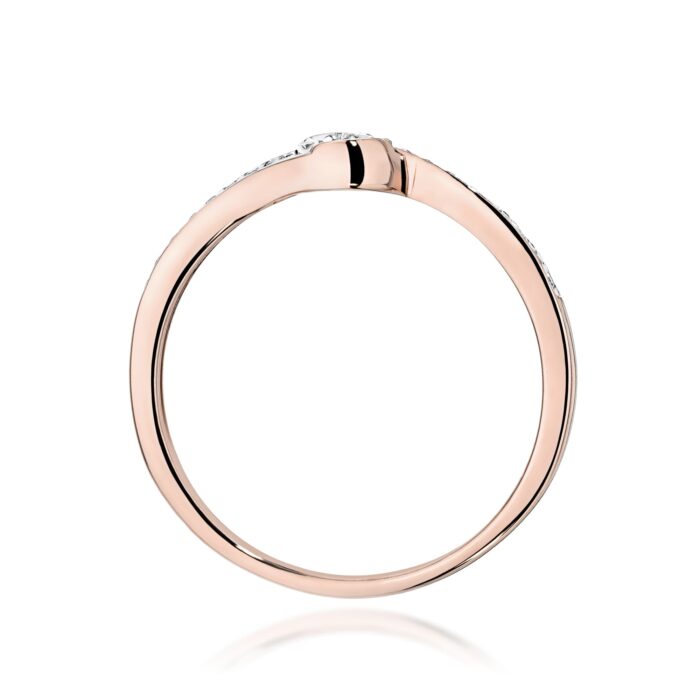 Inel Aur 14K W0658 Diamant 0.08ct - Imagine 7