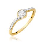 Inel Aur 14K W0658 Diamant 0.08ct