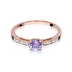Inel Aur 14K cu Ametist 0.50 ct - Imagine 9