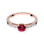 Inel Aur 14k cu Rubin 0.60 ct - Imagine 8
