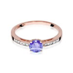 Inel Aur 14K cu Tanzanit 0.50 ct - Imagine 8