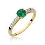 Inel Aur 14k cu Smarald 0.50 ct